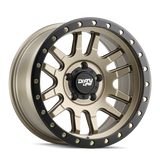 Dirty Life Roue beadlock 9309 Canyon Pro 17x9/6x139.7/déport -12mm/moyeu 106mm - or satiné