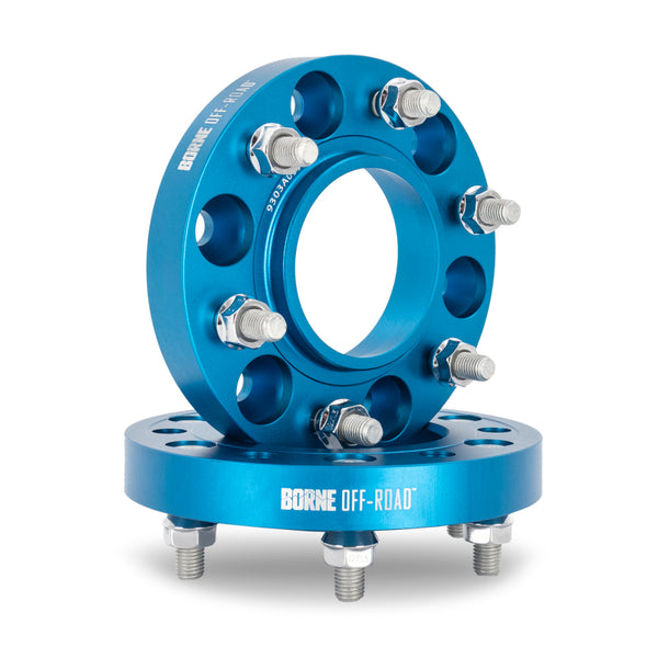 Mishimoto Wheel Spacers - 6x139.7 - 95.1 - 30 - M14 - Blue