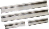 Kentrol Protège-seuils 4 pièces 07-18 Jeep Wrangler JK 4 portes - argent poli