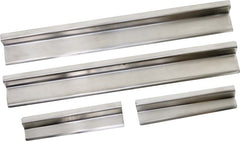 Kentrol Protège-seuils 4 pièces 07-18 Jeep Wrangler JK 4 portes - argent poli