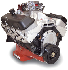 Edelbrock/Pat Musi 555 RPM XT Big-Block Chevy Crate Engine — 676 HP, Carbureted — Stock Exhaust Port Location (49550)