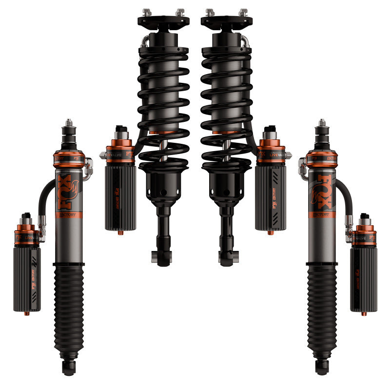 FOX 3.2 Factory Race Live Valve Internal Bypass Coilover Kit, Connected Suspension — 2024+ Toyota Tacoma (883-06-259)