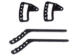 Rugged Ridge Aluminum Grab Handles Rear Pair Black 07-18 Jeep Wrangler JK/JKU (1350552) — view 2