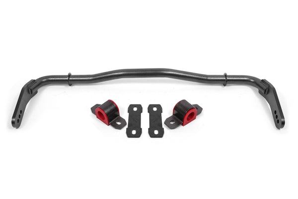 BMR Ensemble de barre stabilisatrice avant creuse 38mm réglable 08-20 Dodge Challenger - noir martelé