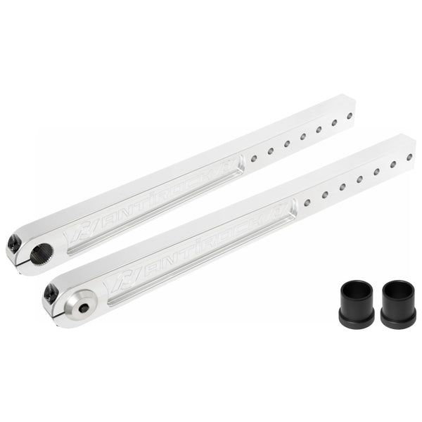 RockJock Bras de barre stabilisatrice Antirock Pre-Runner en aluminium usiné (33.67 po longueur hors tout 35 cannelures) avec quincaillerie