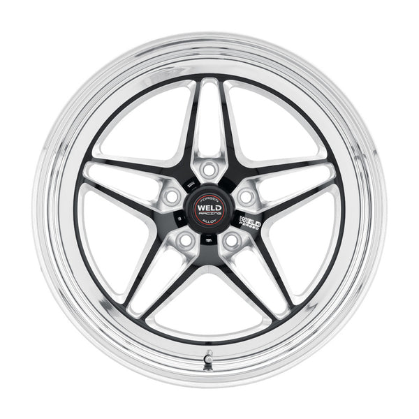 Weld Roue S81 17x5 / 5x120 / 2.2 po BS (déport -21mm) (embase haute) - noir