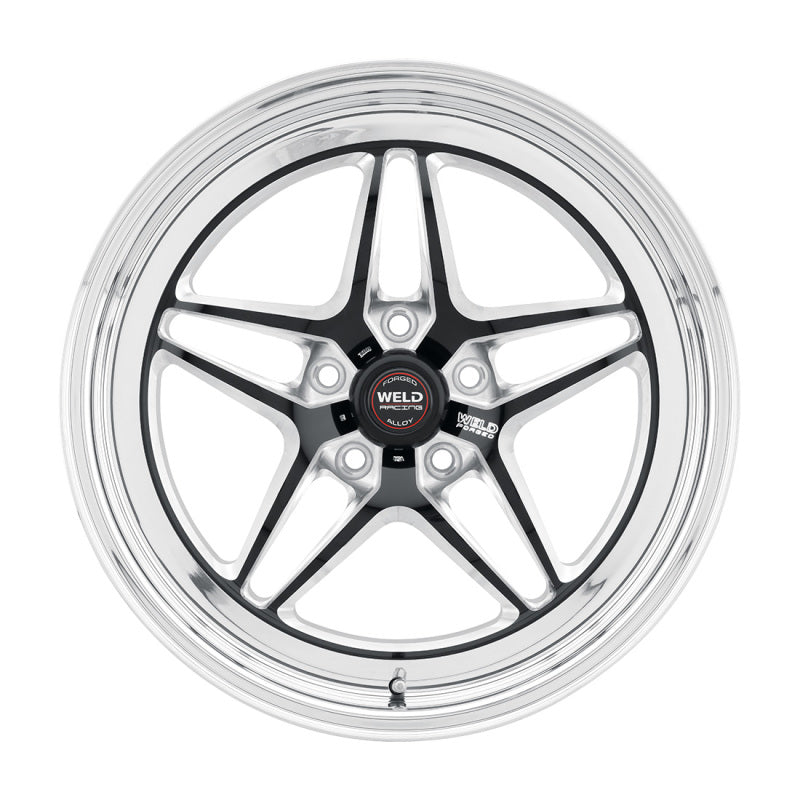 Weld Roue S81 18x11 / 5x4.75 / 7.6 po BS (déport 41mm) (embase haute) - noir