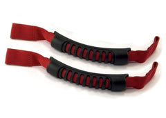 Rugged Ridge GRAB Handle KIT Front Headrest Mounted RED - 0719 Wrangler /GLADIATOR