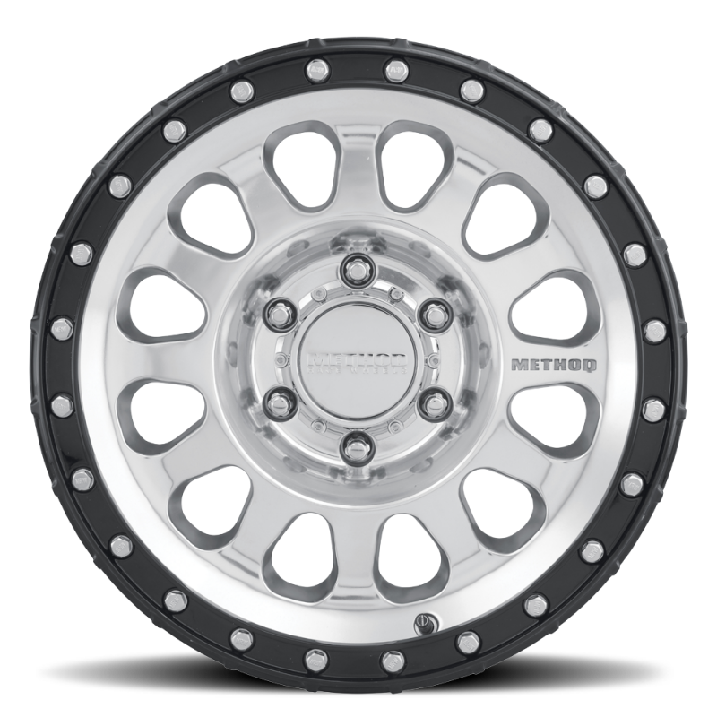 Method Roue polie MR315 18x9 déport +18mm 8x170 alésage 130.81mm - rebord noir brillant