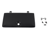 Kentrol Porte de boîte à gants pour serrure à clé d'origine 72-86 Jeep CJ - revêtement en poudre noir