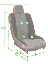 PRP Daily Driver HighBack Seat