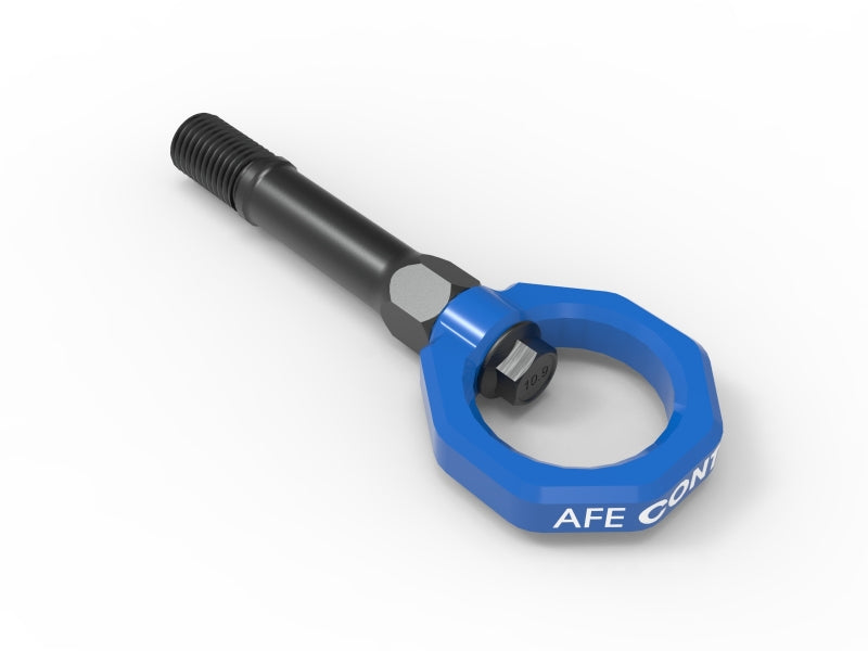 aFe CONTROL Crochet de remorquage avant Nissan Z 23-25 V6-3.0L - bleu