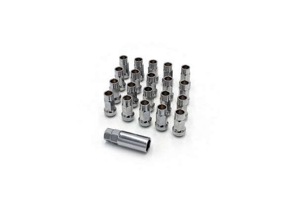 ISR Performance Écrous de roue ouverts en acier 50mm M12x1.50 - argent