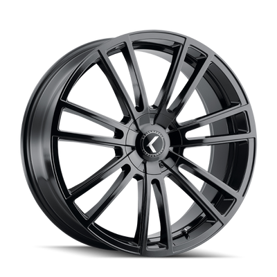 Kraze KR183 Spectra 18x8 / 5x115/120 BP / 40mm Offset / 74.1mm Hub Gloss Black Wheel