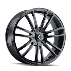 Kraze KR183 Spectra 18x8 / 5x110/127 BP / 40mm Offset / 72.62mm Hub Gloss Black Wheel