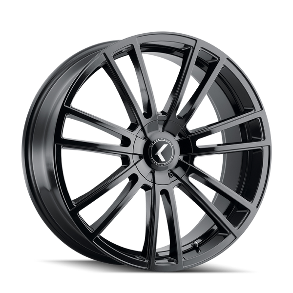 Kraze KR183 Spectra 18x8 / 5x110/127 BP / 40mm Offset / 72.62mm Hub Gloss Black Wheel