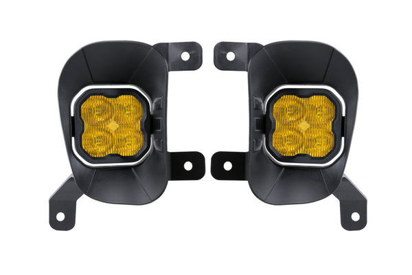 Diode Dynamics Ensemble antibrouillard SAE SS3 Sport Type Ram vertical ABL - jaune