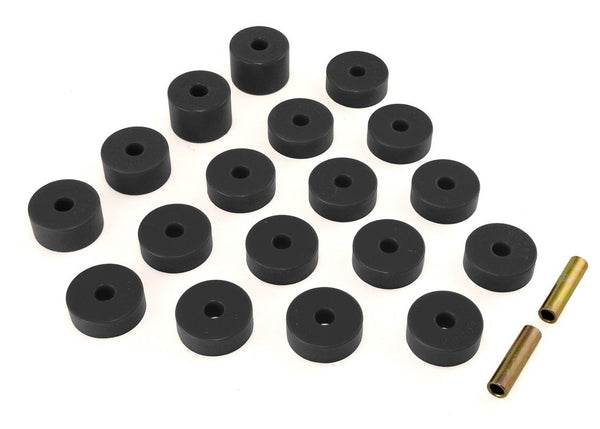 Rugged Ridge Body Mount Kit Black 7475 Jeep CJ5