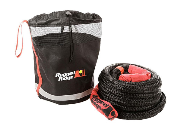 Rugged Ridge Kinetic Recovery ROPE WITH Cinch Storage BAG