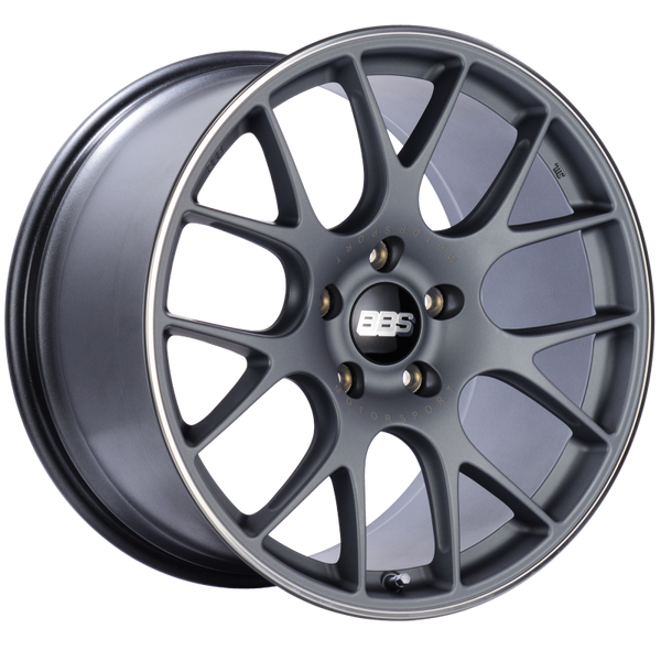 BBS Roue CH-R 20x11.5 5x130 ET47 alésage central 71.6 à protège-jante poli - titane satiné