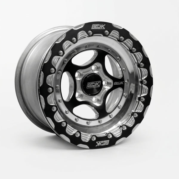 Belak 17x10.5 / 8.25in BS / 6x135mm BP / Low Pad / Series 5 - Single Beadlock Wheel w/ Billet Lip