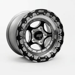 Belak Roue 17x10.5 / espacement arrière 8.25 po / 6x135mm / plateau de montage bas / Series 5 - bloque-talon simple