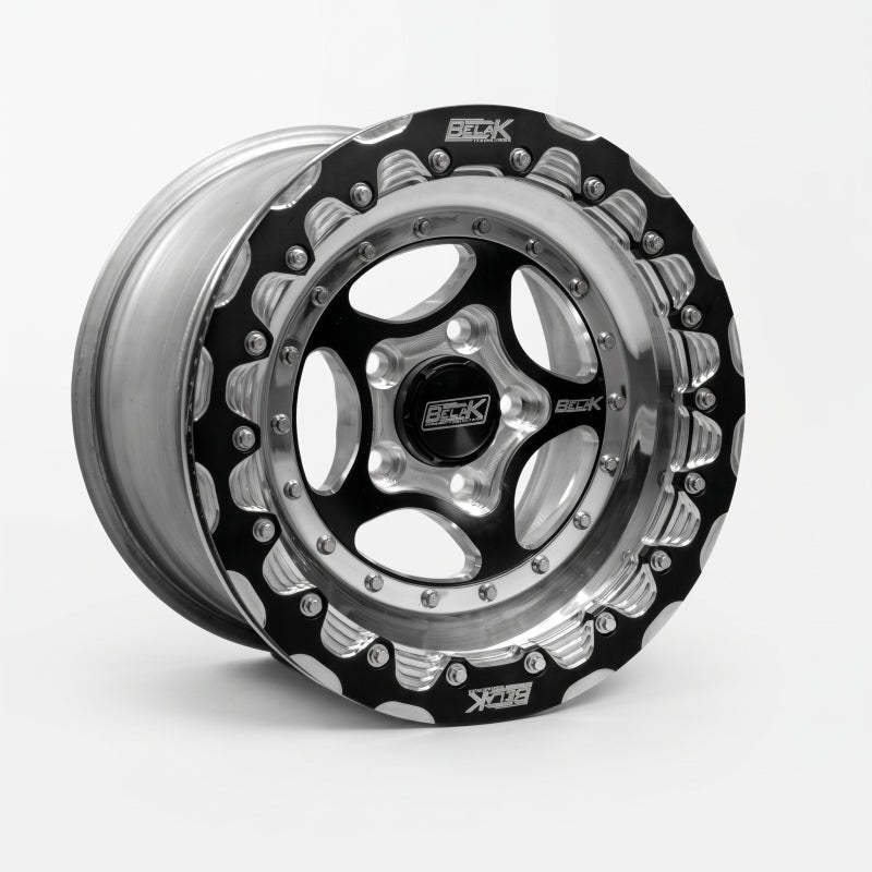 Belak Roue 17x9.5 / espacement arrière 6.25 po / 6x135mm / plateau de montage haut / Series 5 - bloque-talon simple
