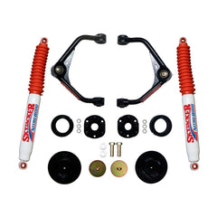 Skyjacker Ensemble de rehaussement 3 po avec bras de suspension supérieurs 2012-2018 Ram 1500 4WD avec amortisseurs arrière Nitro 8000
