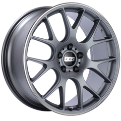 BBS Roue CH-R 20x9.5 5x114.3 ET40 alésage central 66 à protège-jante poli - titane satiné