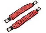 Rugged Ridge Paracord A-Pillar Grab Handle Red 07-18 Jeep Wrangler JK (1330580)
