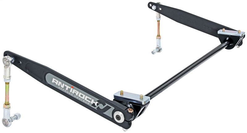 RockJock Ensemble de barre stabilisatrice avant Antirock boulonné XJ - supports en aluminium, bras forgés 17 po