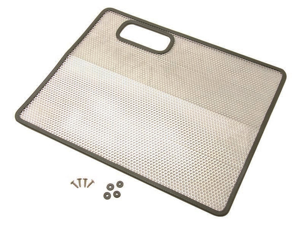 Kentrol Déflecteur d'insectes 87-95 Jeep Wrangler YJ - argent poli