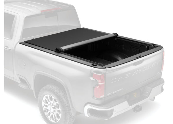 TruXedo Pro X15 Soft Roll-Up Tonneau Cover — 8' Bed — 2019-2020 GMC Sierra / Chevrolet Silverado 1500, without CarbonPro Bed (1472801)