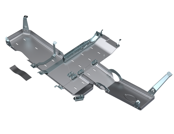 Artec Industries 21-25 Jeep Wrangler JL Sahara Jl Full Bellypan w/ Oil Door - 2 Door 3.6L Alum