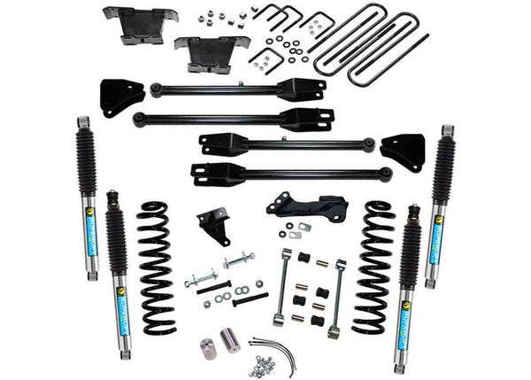 Superlift 4" Lift Kit — Bilstein Shocks, 4-Link, Diesel — 2008-2010 Ford F-250/F-350 Super Duty 4WD (K233B)
