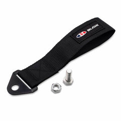 BLOX Racing Sangle de remorquage universelle avec logo BLOX - noir