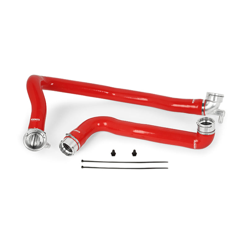 Mishimoto Ensemble de durites en silicone rouge 11-16 Ford 6.7L Powerstroke