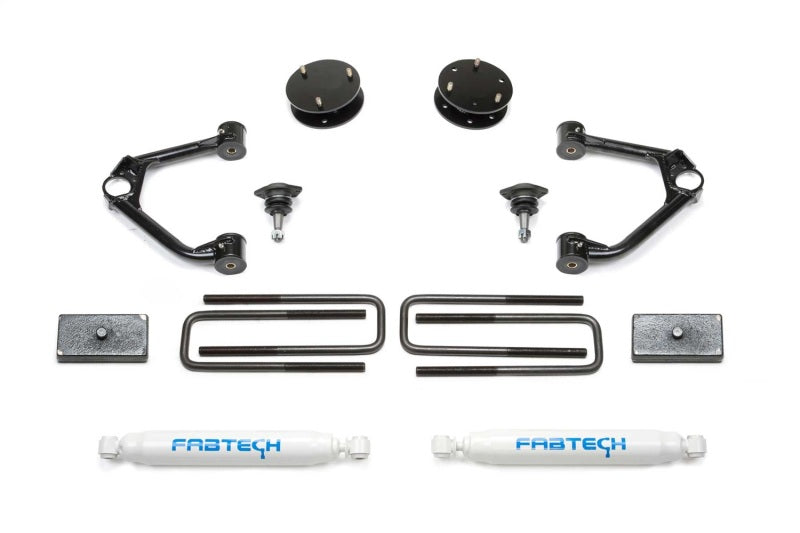 Fabtech Système Budget à bras supérieurs 3.5 po 2019 GM K1500 - boîte de composants 1