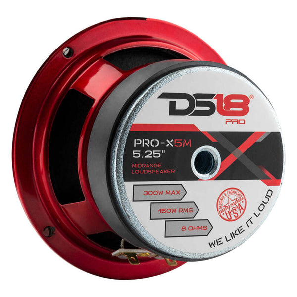 DS18 5.25in 150 Watts RMS 8 ohm Mid-Range Loudspeaker
