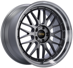 BBS Roue LM 18x10 - 5x114.3 ET20 - PFS - noir diamant avec rebord usiné taillé au diamant