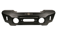 Rock Slide Pare-chocs avant court Appalachian en acier avec plaque de treuil 07-18 Jeep Wrangler JK