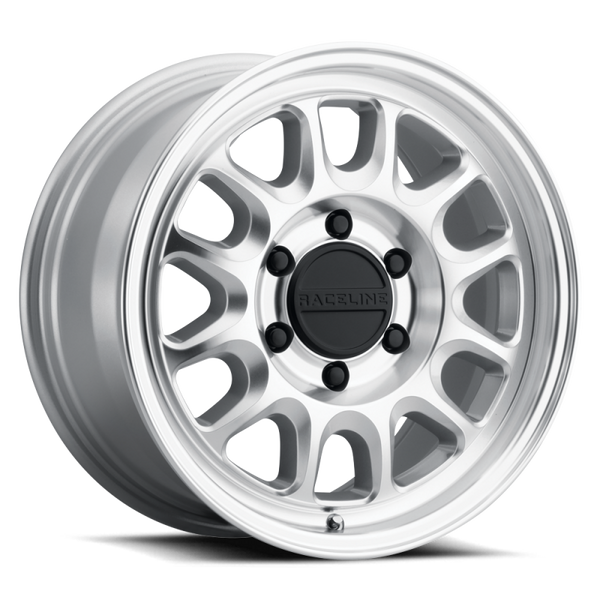 Raceline 958MC Rogue 17x8.5in / 6x135 BP / 0mm Offset / 87.1mm Bore - Machined Finish Wheel