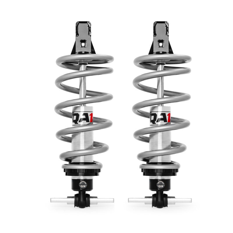 QA1 Système de combinés filetés avant Pro 64-66 Ford Mustang - simple réglage - 10 po x 400 lb/po - aluminium