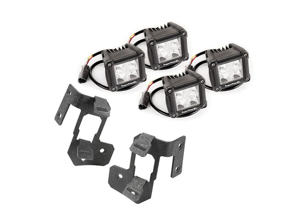 Rugged Ridge Apillar Light Mnt Kit Text Dual Cube 0718 JK