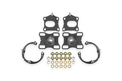 BMR Suspension 11-14 Ford Mustang Caster/Camber Plates - Black Hammertone
