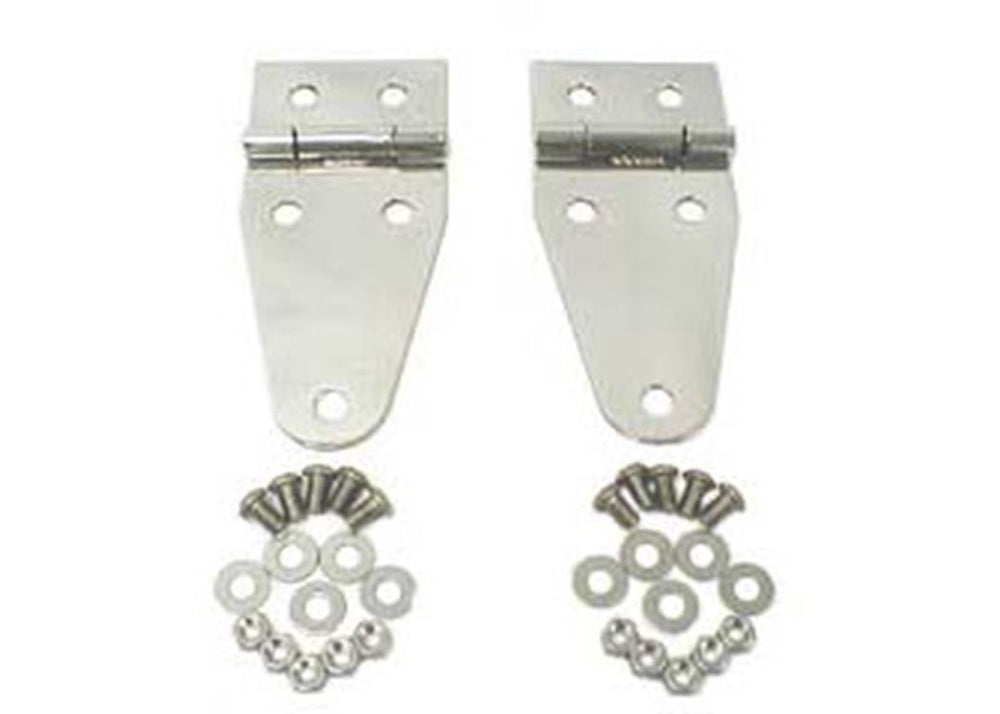 Rugged Ridge HOOD Hinges 7695 JEEP CJ & Wrangler Stainless