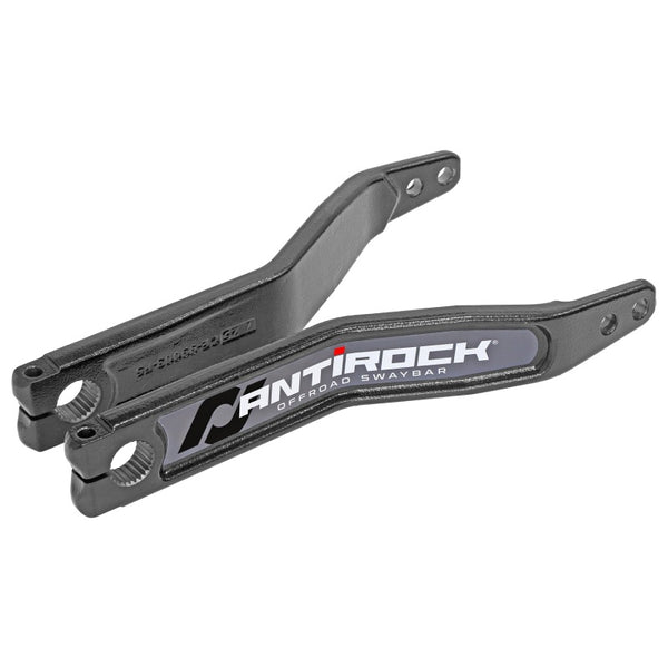 RockJock Bras de barre stabilisatrice Antirock forgés en chromoly 4140 15 po de long déport de 2.5 po avec autocollants - paire
