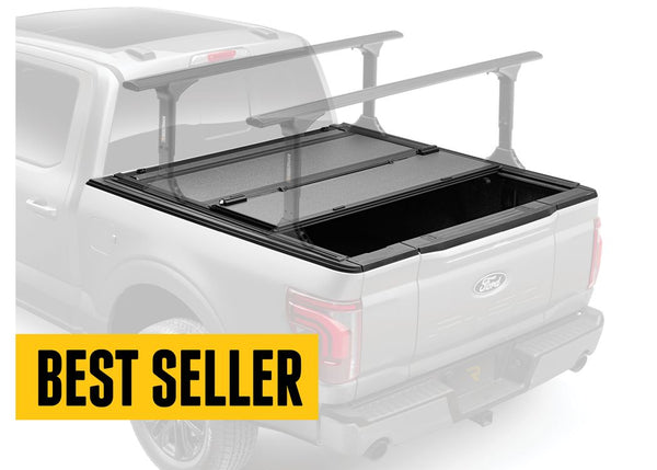BAK Industries Hard Folding Tonneau Cover — 2020+ Jeep Gladiator (BAK449701TS)