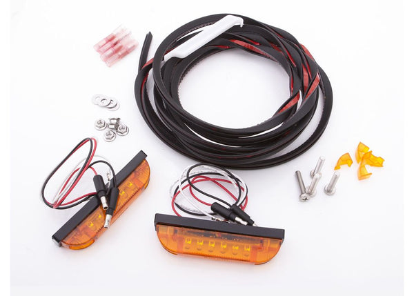 Bushwacker 3WIRE LED Marker Light KIT FOR FLAT Style Flares (PK1-LT1-0003)