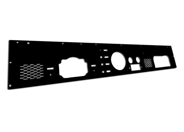 Rugged Ridge DASH Panel Precut Holes Black 7686 JEEP CJ Models
